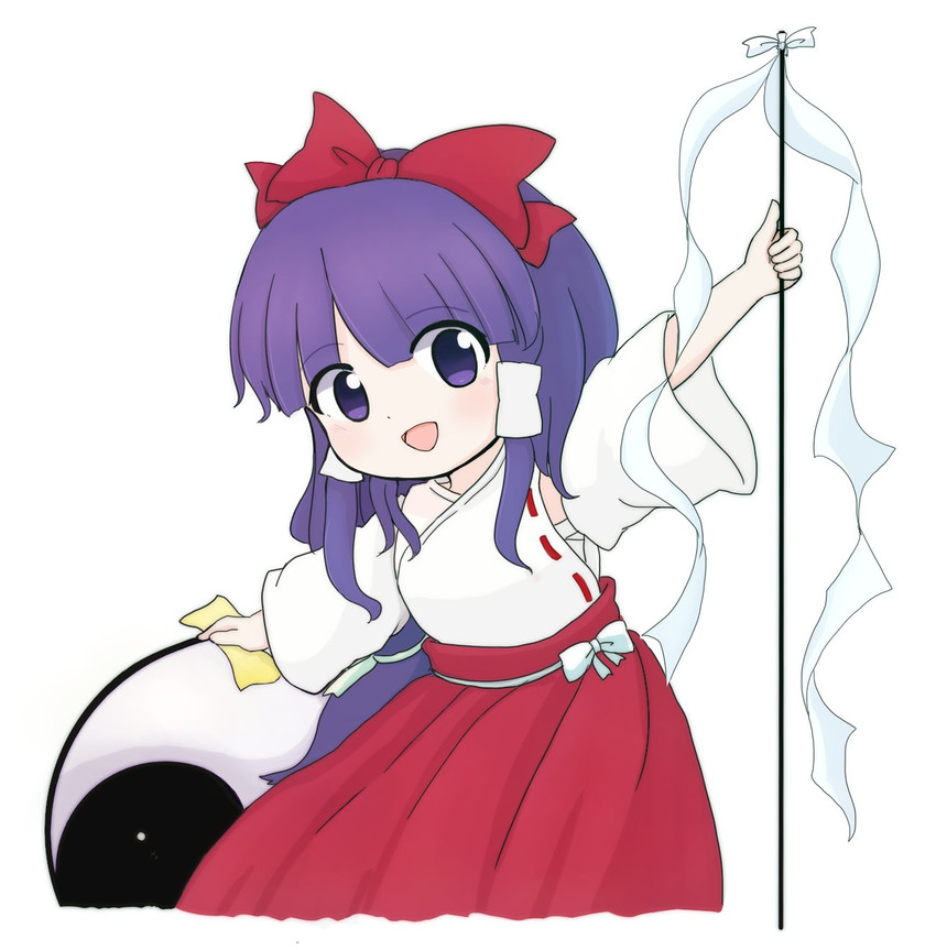hakurei reimu (touhou and 1 more) drawn by azuma_meri