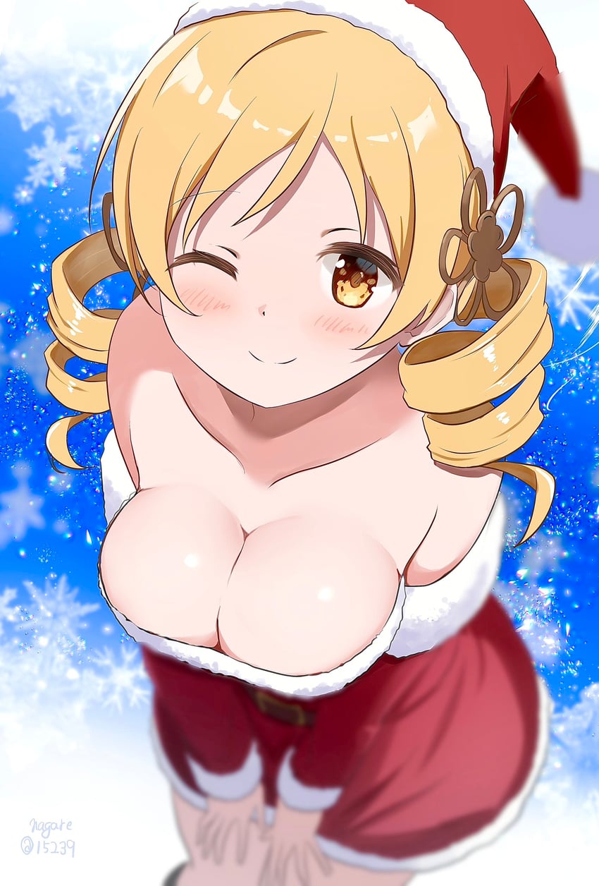 tomoe mami (mahou shoujo madoka magica) drawn by nagare_(flow)