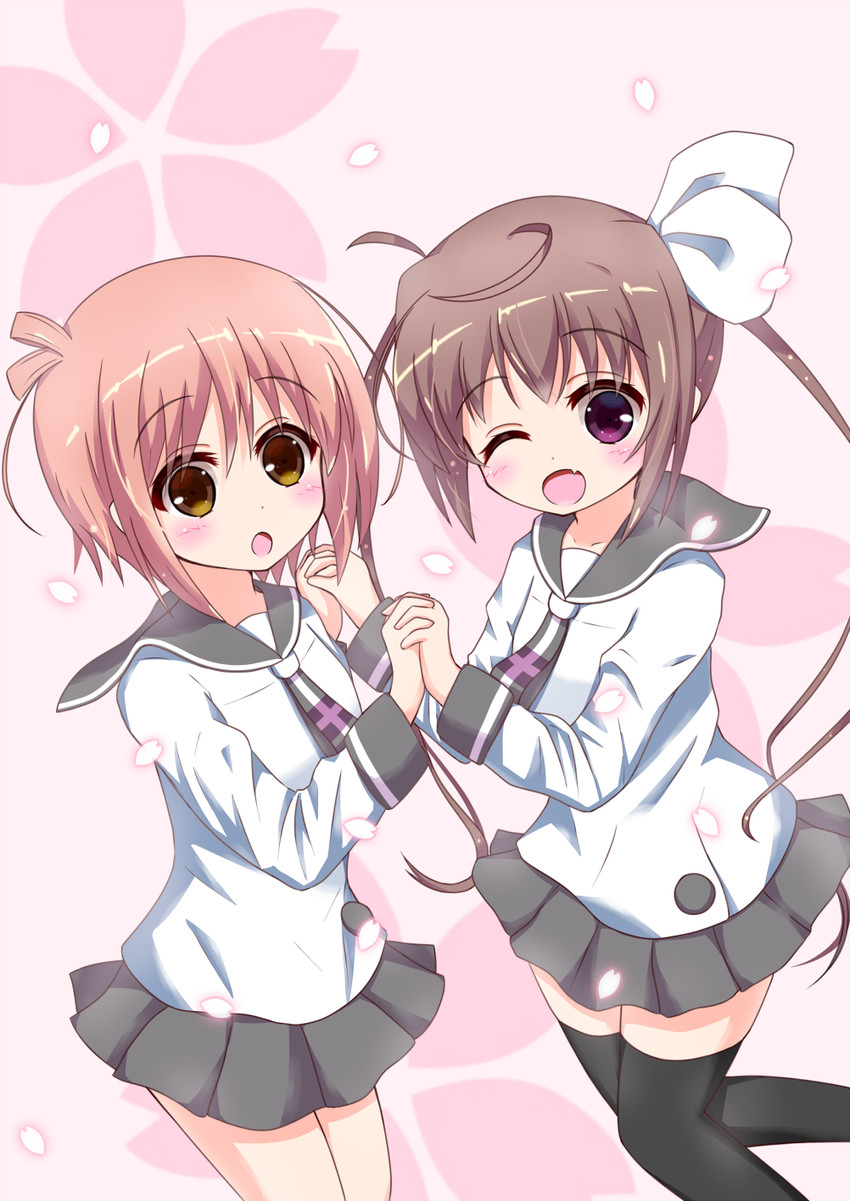 momochi tamate and ichinose hana (slow start) drawn by mafu_makura