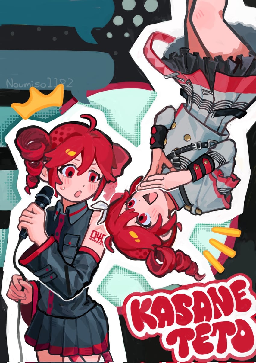 kasane teto (utau and 1 more) drawn by nou_1182