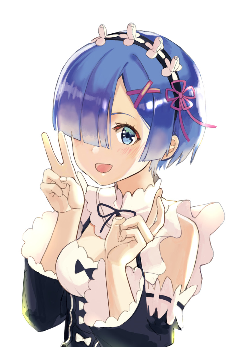 rem (re:zero kara hajimeru isekai seikatsu) drawn by luicent