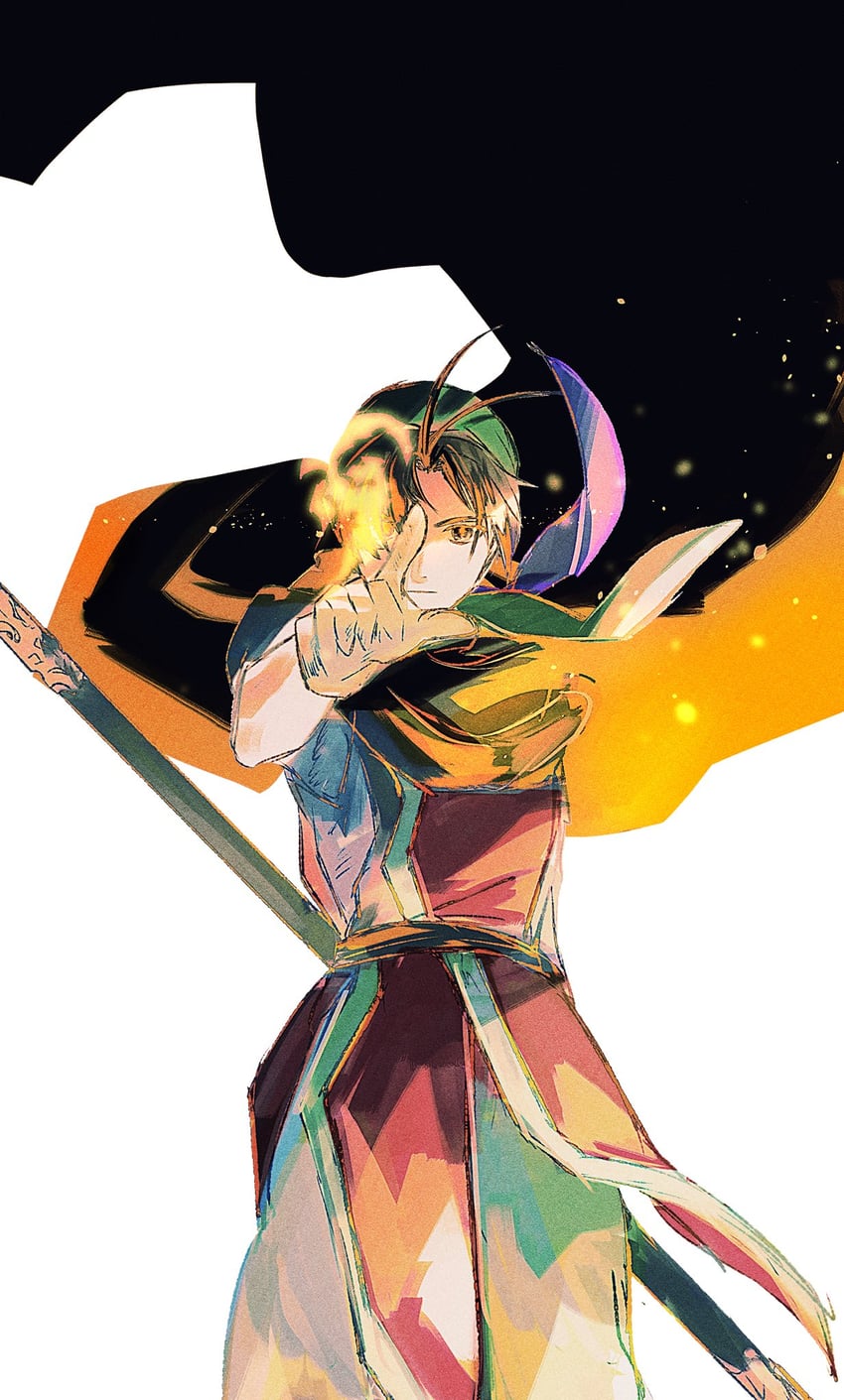 tir mcdohl (gensou suikoden and 1 more) drawn by asumi_chikyuu