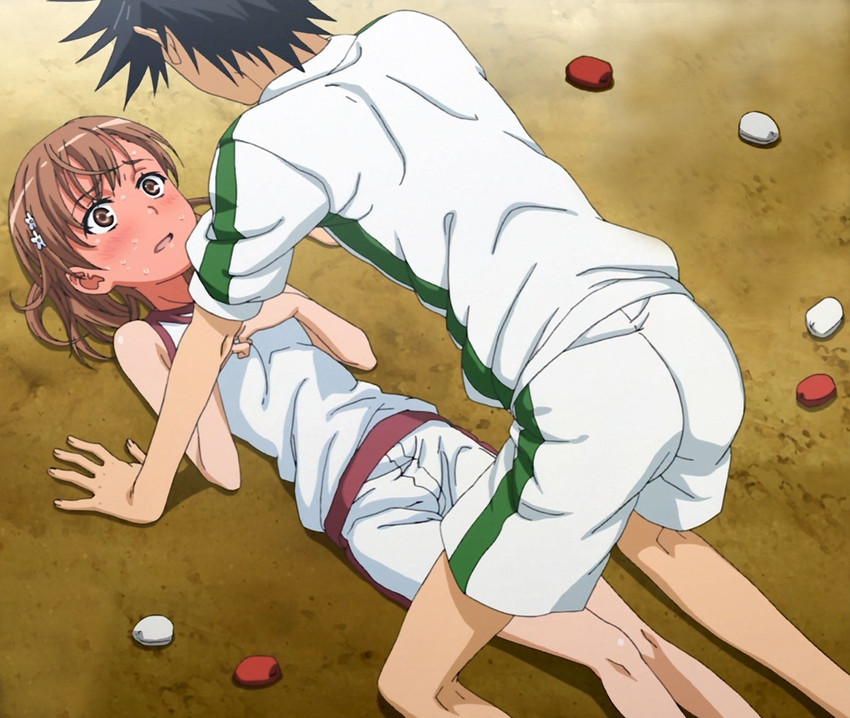 misaka mikoto and kamijou touma (toaru majutsu no index and 1 more)