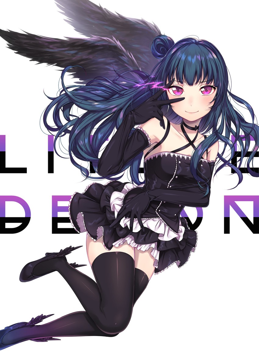 tsushima yoshiko (love live! and 1 more) drawn by umeno