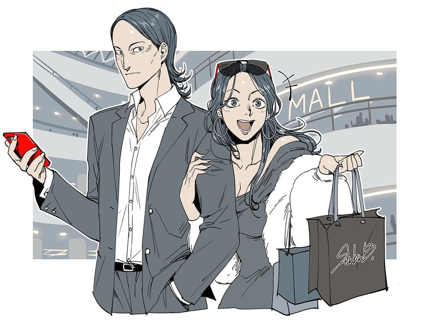 aika and kurosawa yuya (toshi densetsu kaitai center) drawn by ichigo_beeru