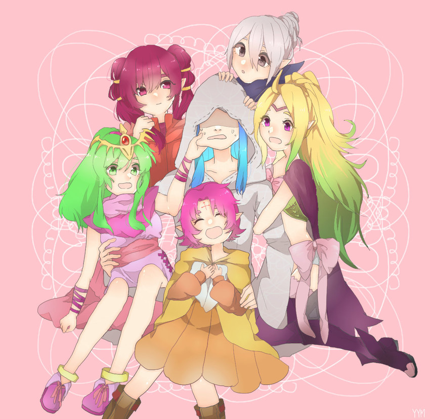 tiki, nowi, myrrh, fae, female kana, and 1 more (fire emblem and 7 more) drawn by yym_fe