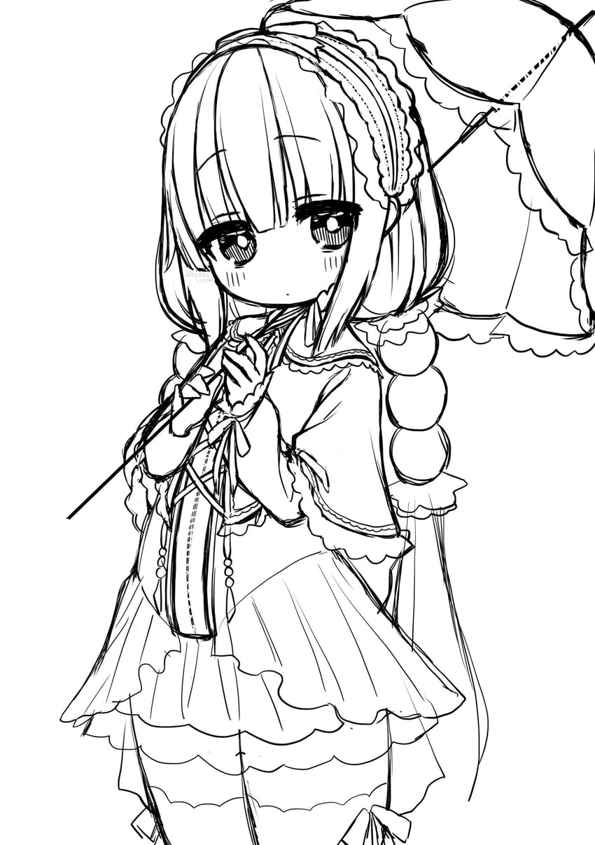kanna kamui (kobayashi-san chi no maidragon) drawn by lst9k