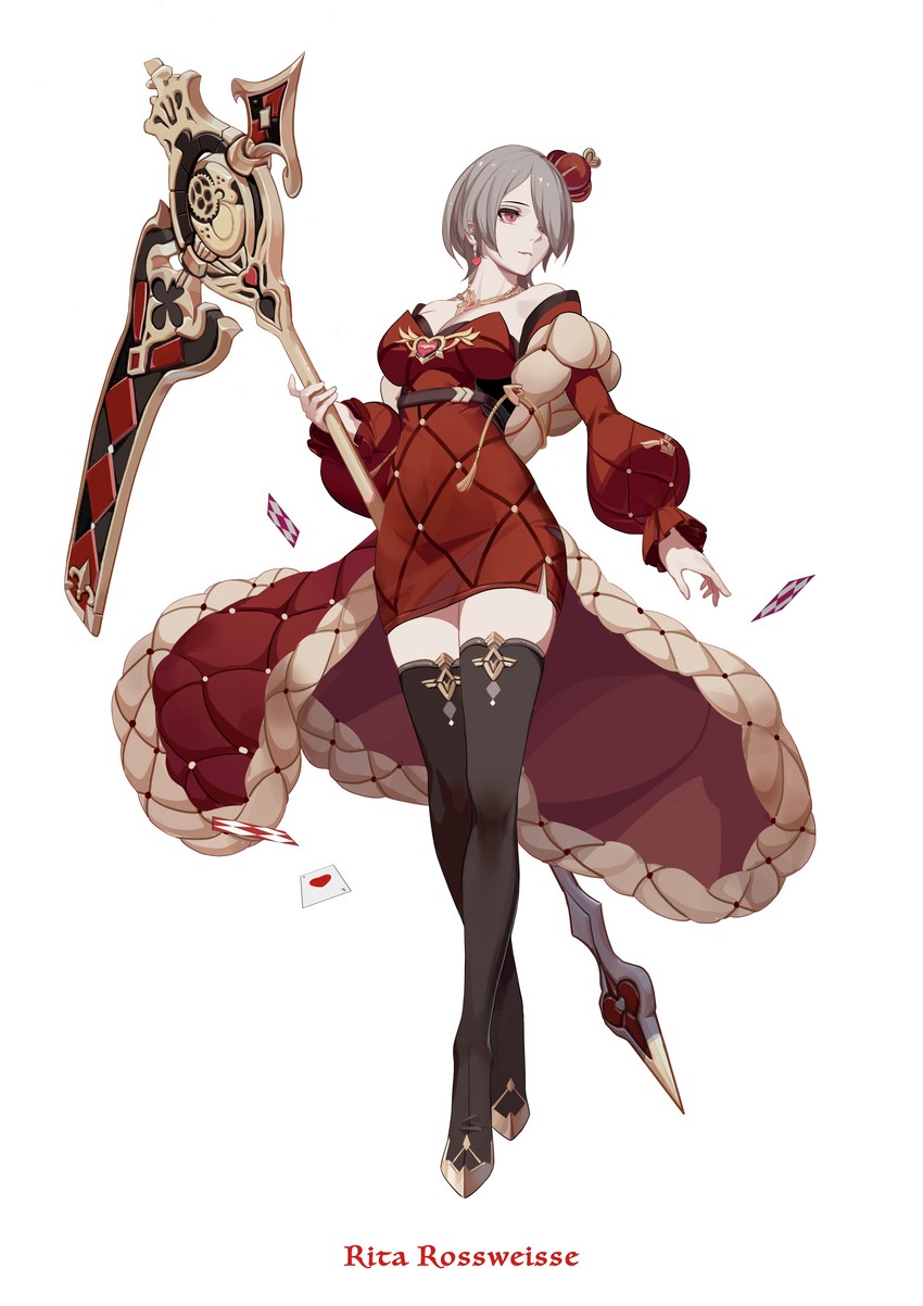 rita rossweisse (honkai and 1 more) drawn by bu_zhengjing_de_xiao_xingxing