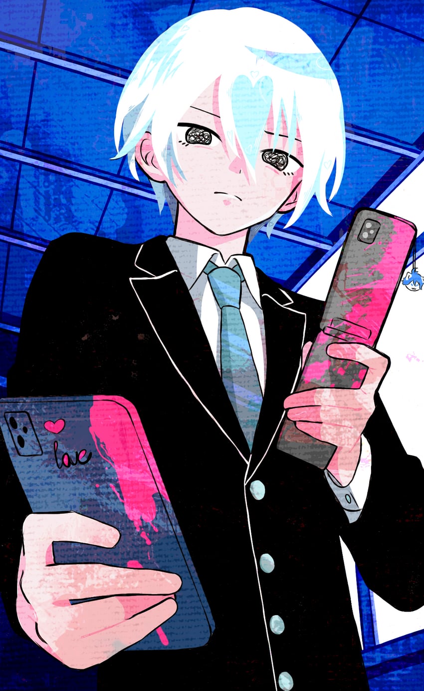 saihara shuichi (danganronpa and 1 more) drawn by torutisuto