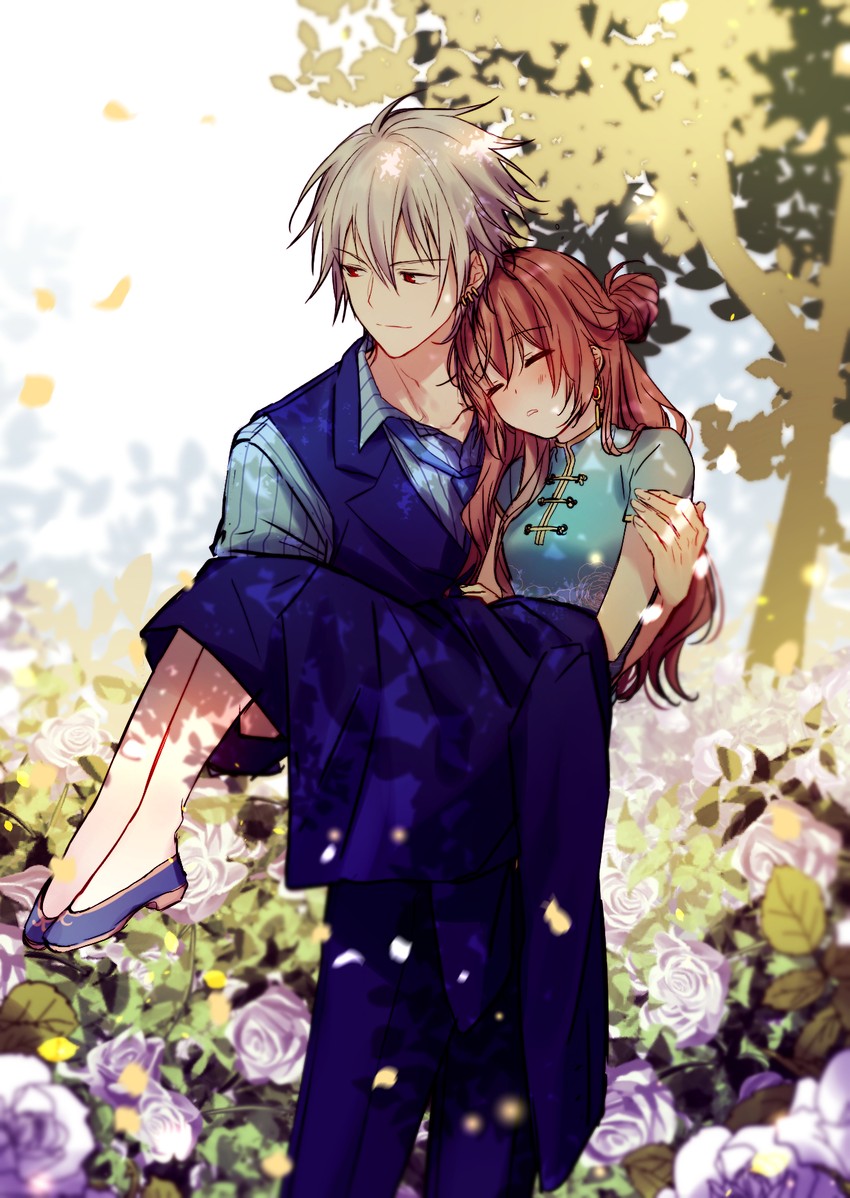 towa herschel and crow armbrust (eiyuu densetsu and 2 more) drawn by soap_(user_kghh4755)