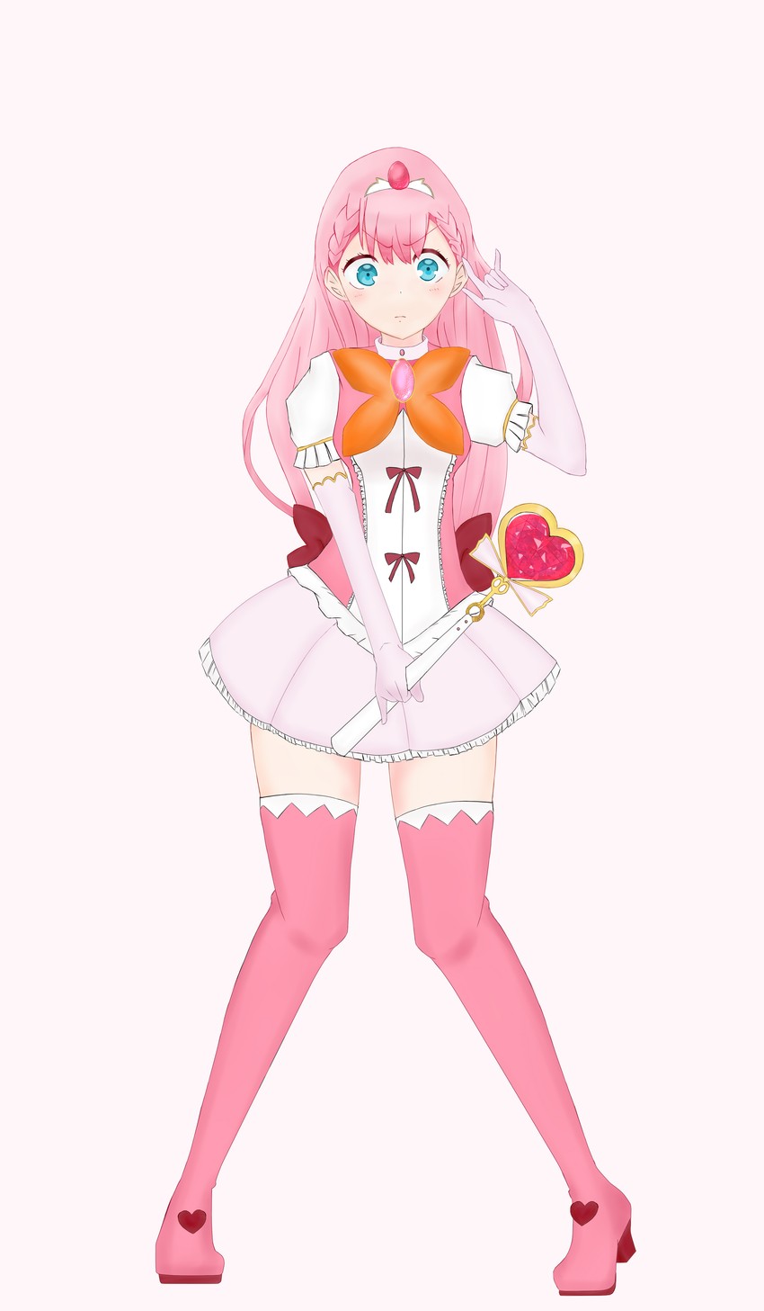 kirisu mafuyu (bokutachi wa benkyou ga dekinai) drawn by polk