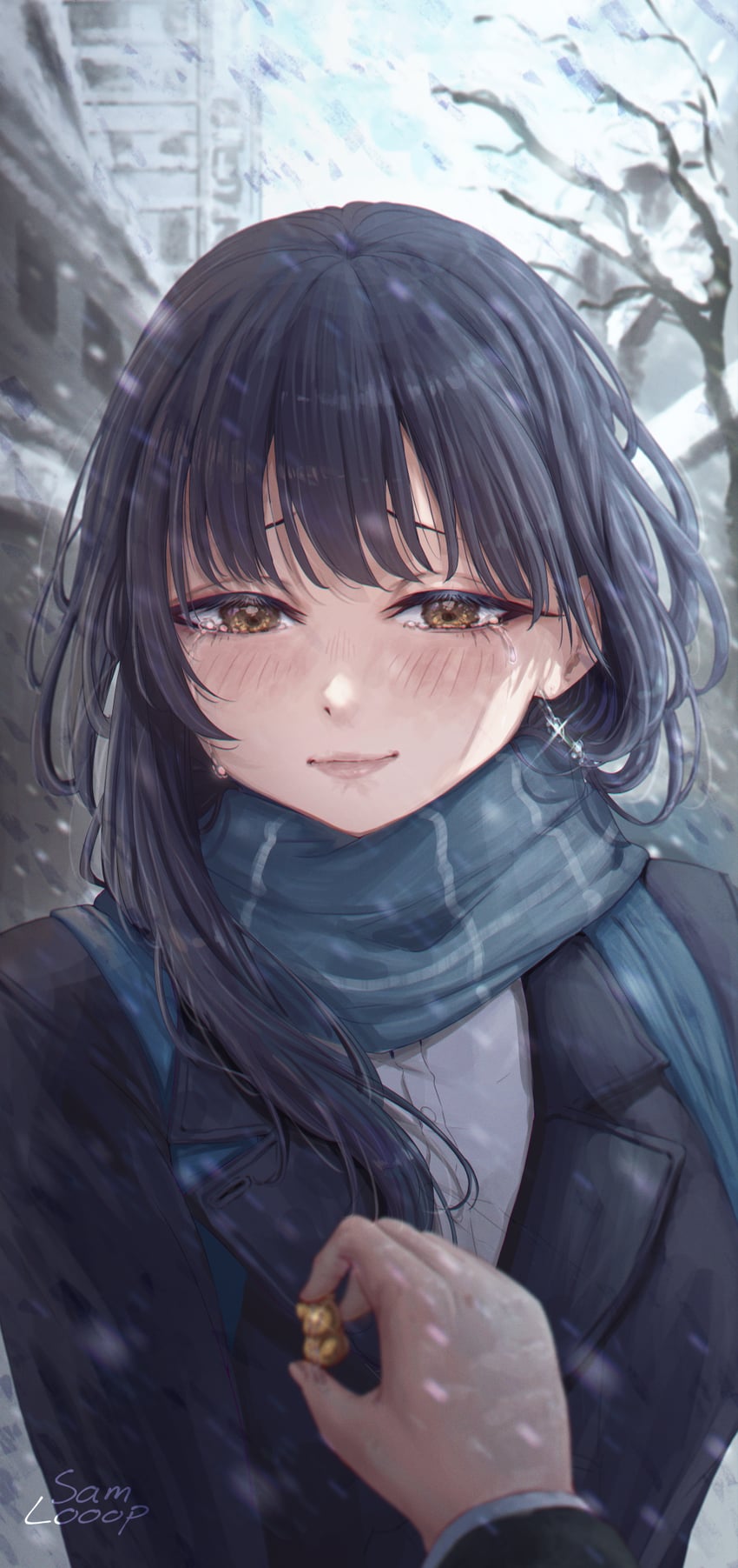 yamada anna and ichikawa kyoutarou (boku no kokoro no yabai yatsu) drawn by samlooop
