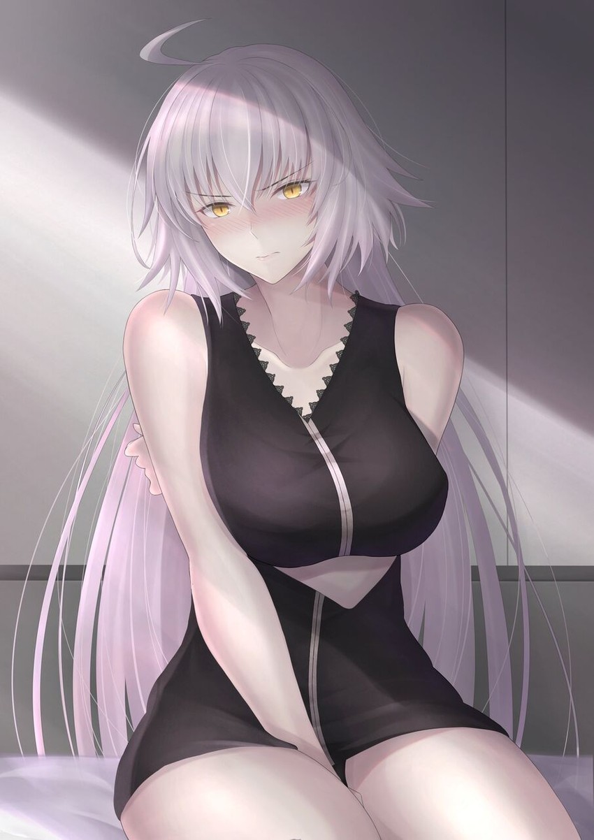 jeanne d'arc alter (fate and 1 more) drawn by fatego_antenna