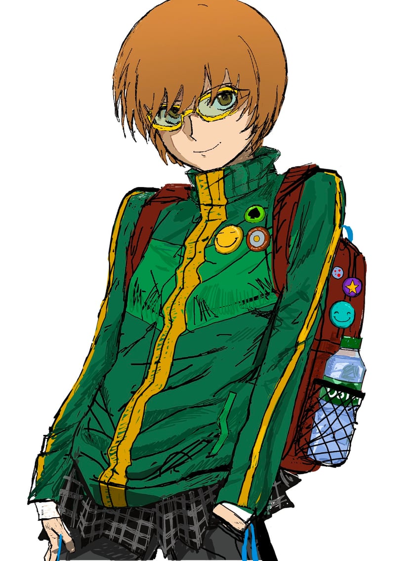 satonaka chie (persona and 1 more) drawn by aeo444
