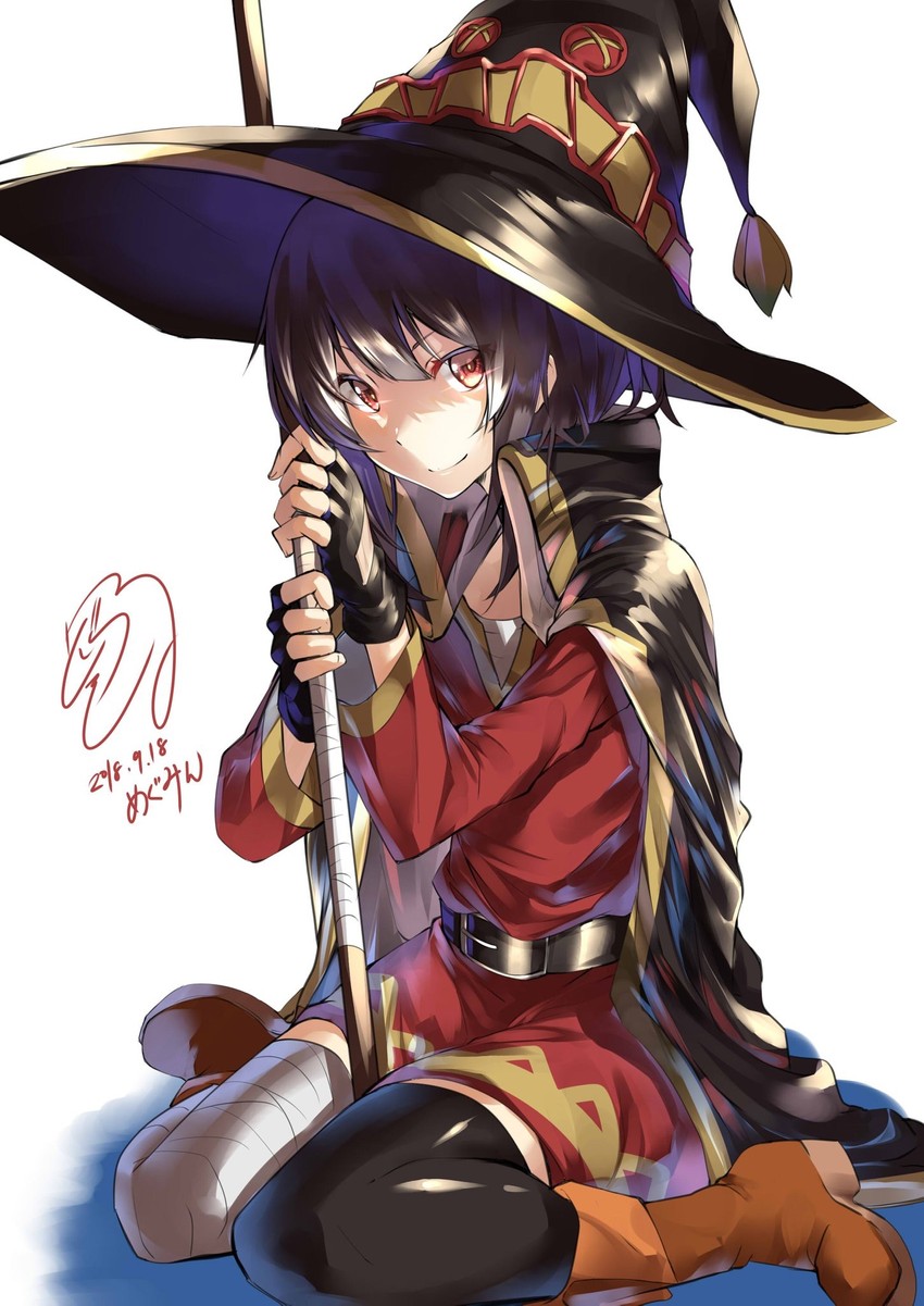 megumin (kono subarashii sekai ni shukufuku wo!) drawn by dorashieru