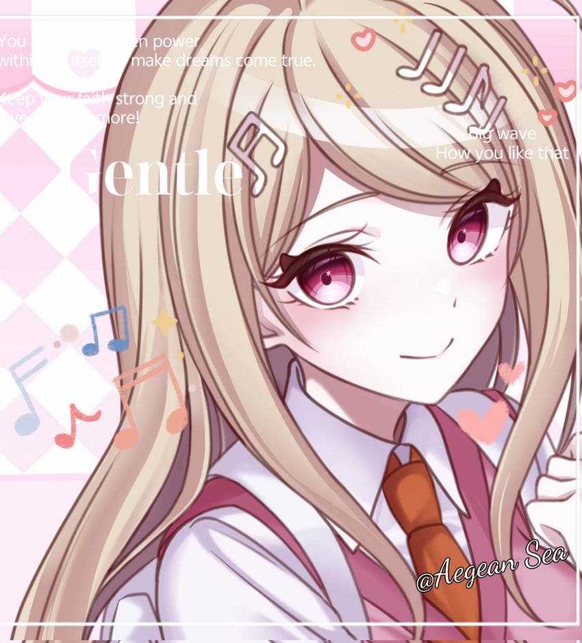akamatsu kaede (danganronpa and 1 more) drawn by aegean_sea