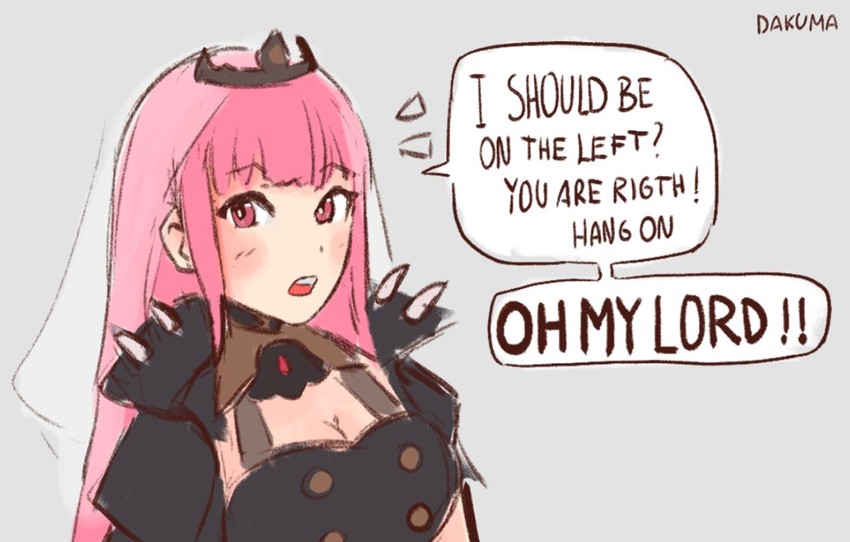 mori calliope (hololive and 1 more) drawn by dakuma