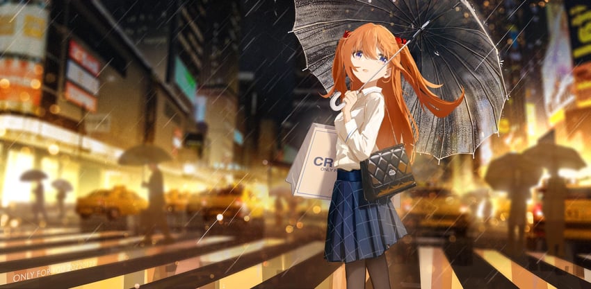 souryuu asuka langley (neon genesis evangelion) drawn by ya_yan