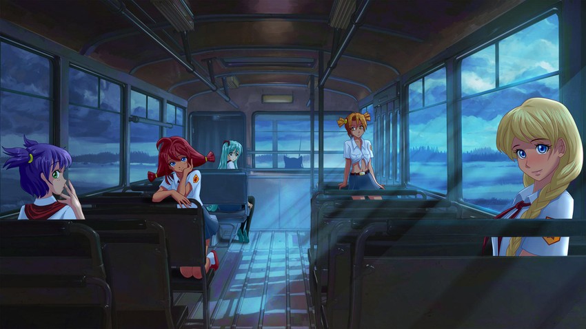 hatsune miku, slavya-chan, dvach-tan, unyl-chan, ussr-tan, and 1 more (vocaloid and 1 more) drawn by arsenixc