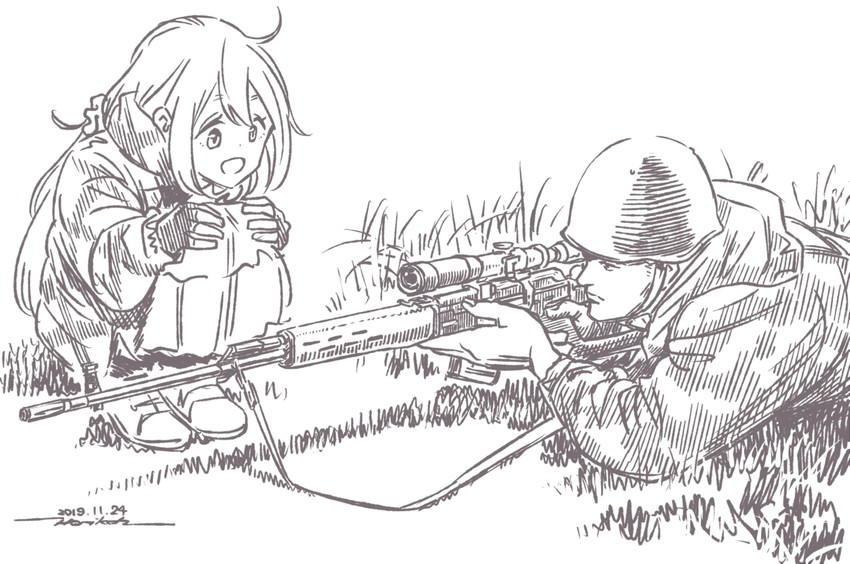 kagamihara nadeshiko (real life and 1 more) drawn by horikou