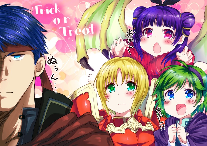 ike, nino, myrrh, and amelia (fire emblem and 5 more) drawn by zero-theme