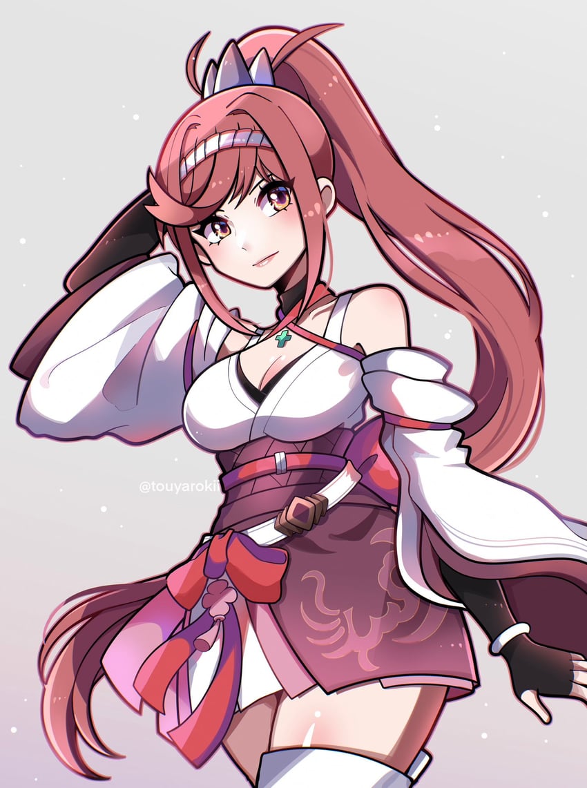 glimmer (xenoblade chronicles and 2 more) drawn by touyarokii