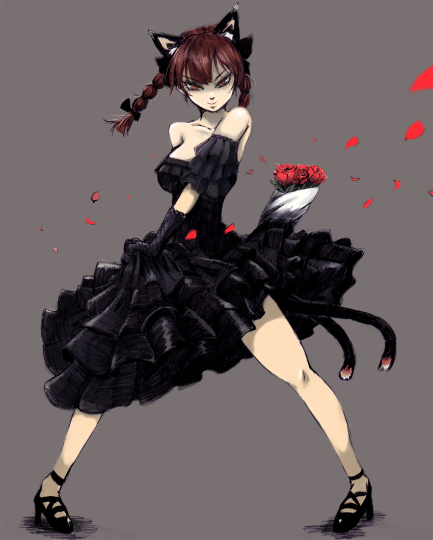 kaenbyou rin (touhou) drawn by ginji_(sakaki_summer)