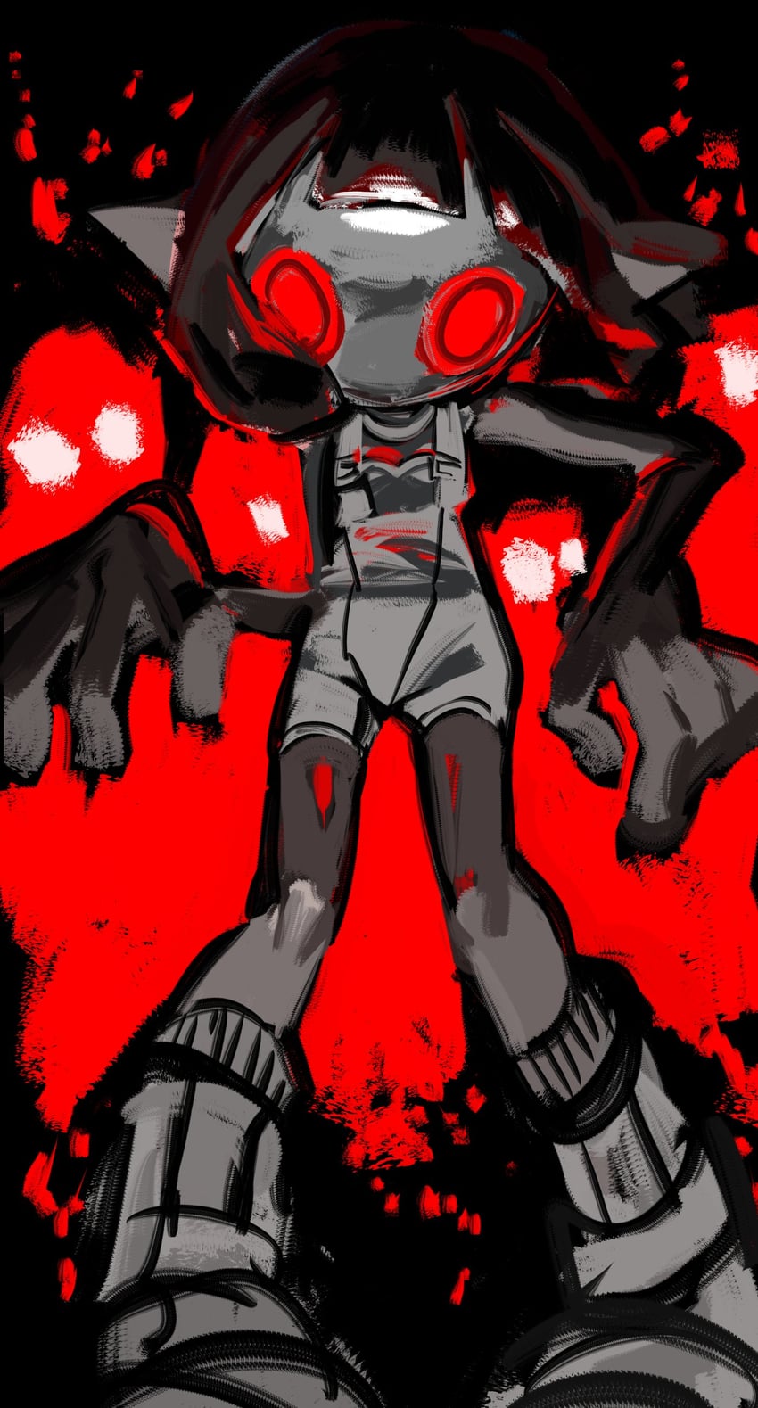 parallel canon (splatoon and 2 more) drawn by d0000_ff