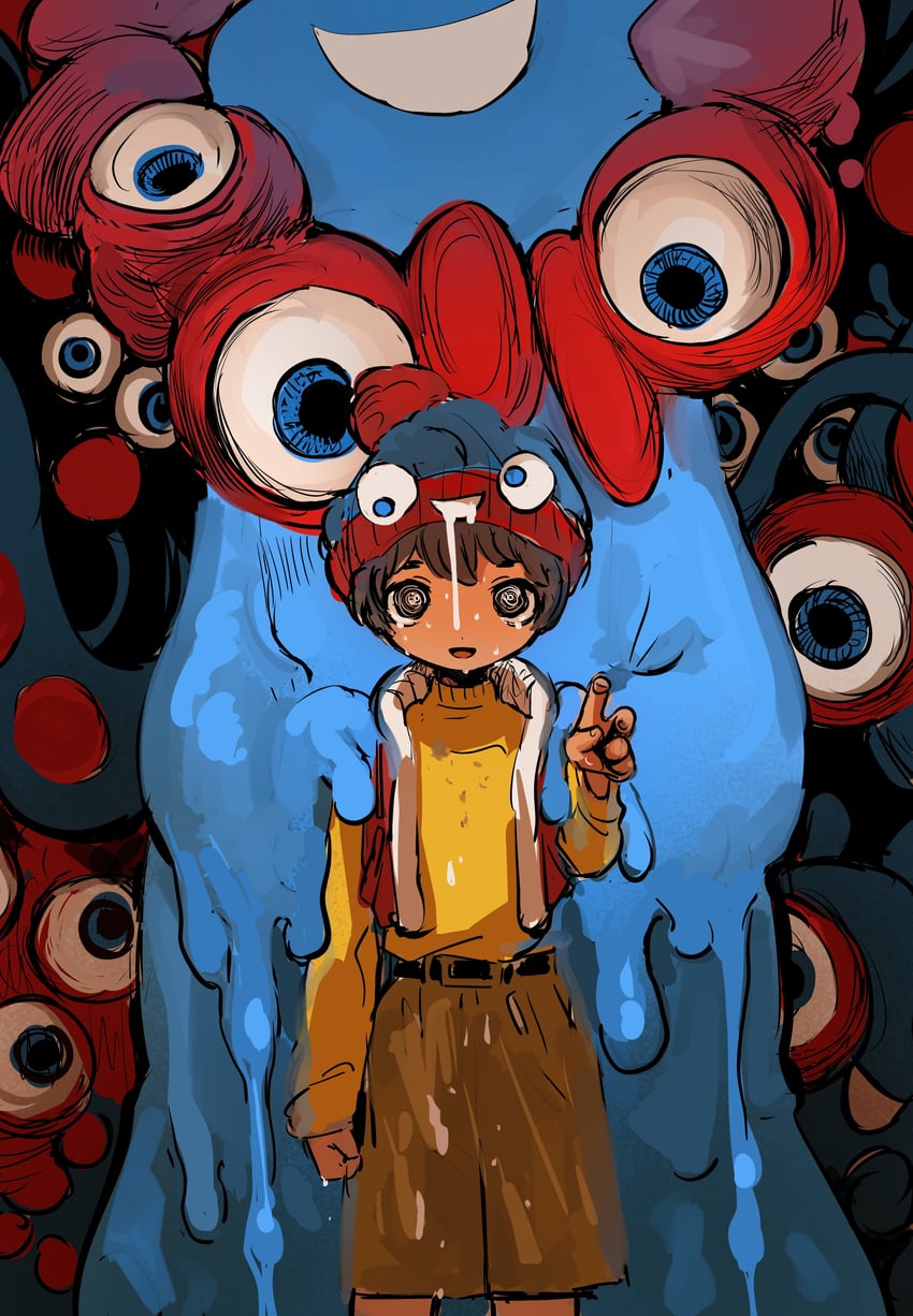 myaku-myaku (original and 1 more) drawn by shima_(wansyon144)