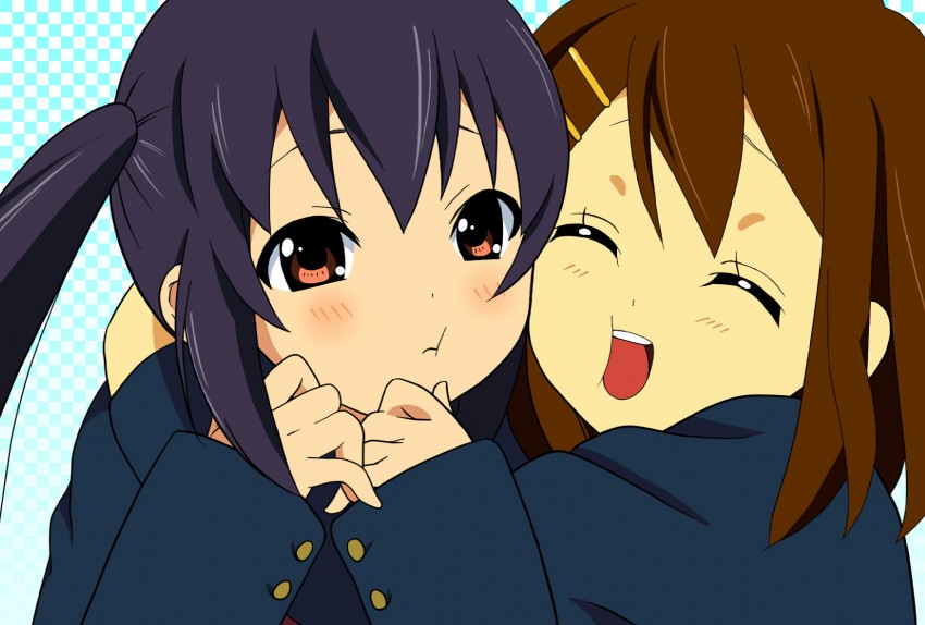 nakano azusa and hirasawa yui (k-on!) drawn by annyuiusagi