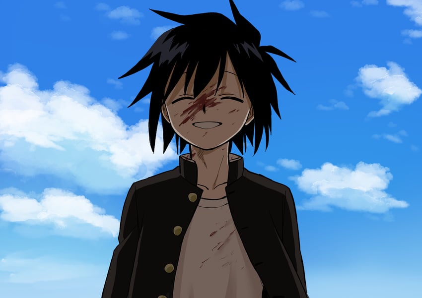 tsukada satoru (randal's friends) drawn by genmai_ocha