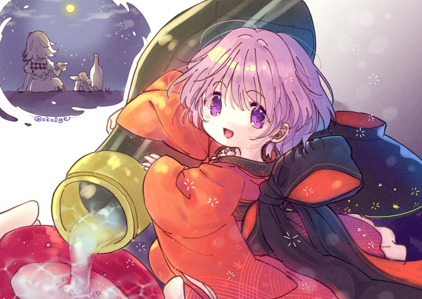 kijin seija and sukuna shinmyoumaru (touhou) drawn by biyon
