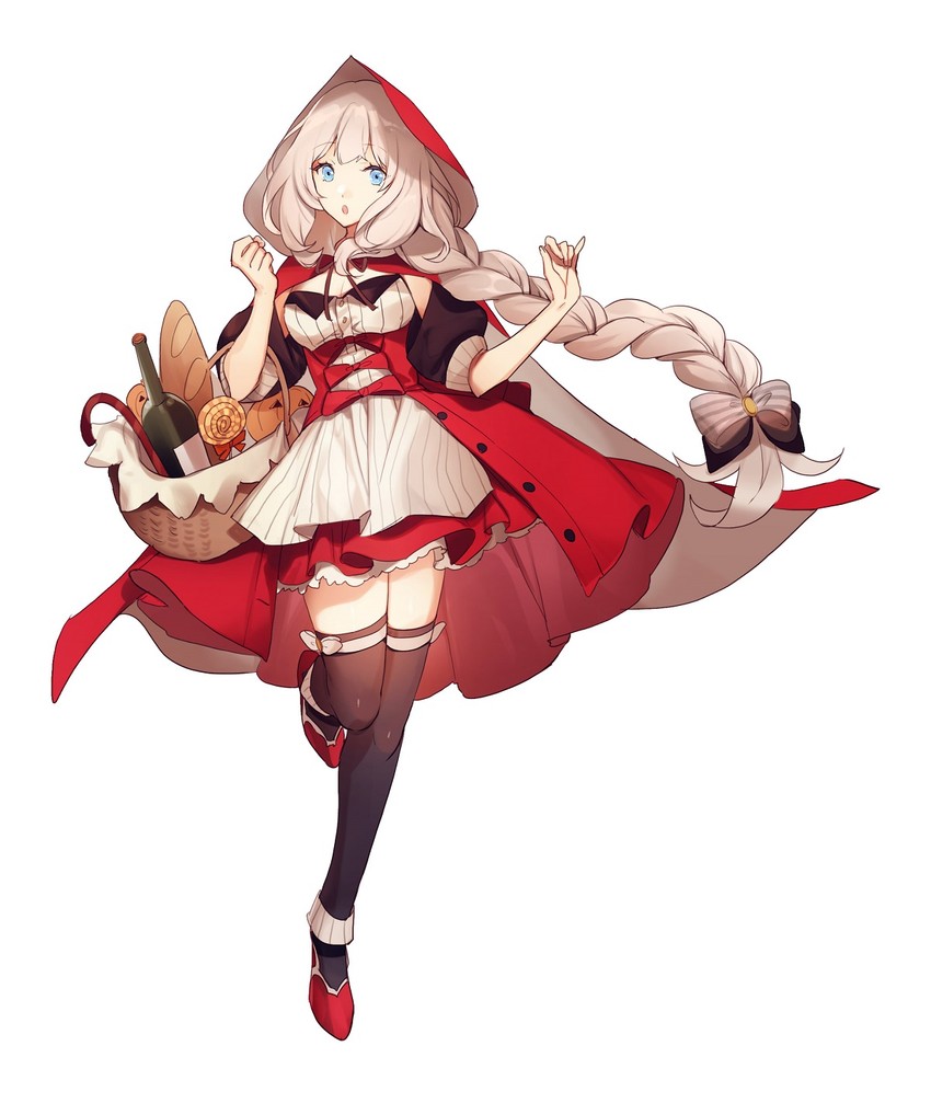 little red riding hood and marie antoinette (fate and 2 more) drawn by no-kan