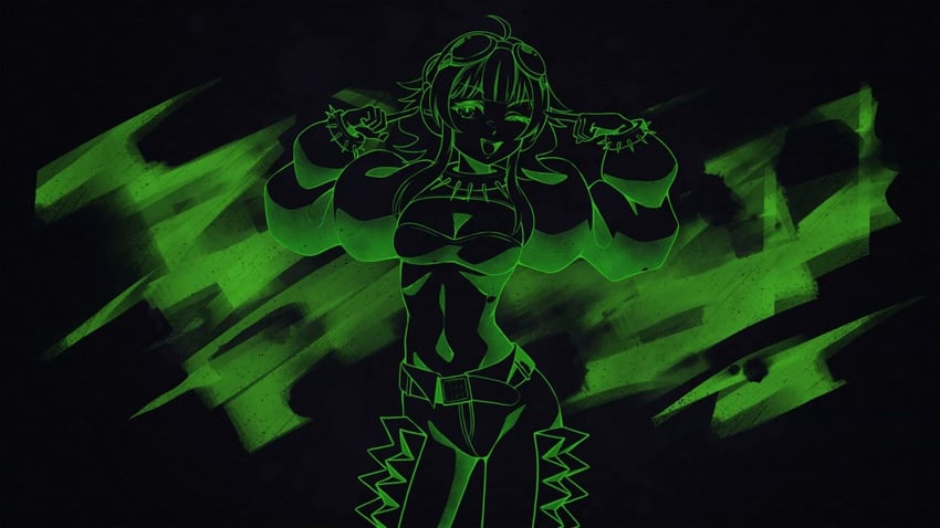 gumi and kaarija (vocaloid and 2 more) drawn by ragerkgk