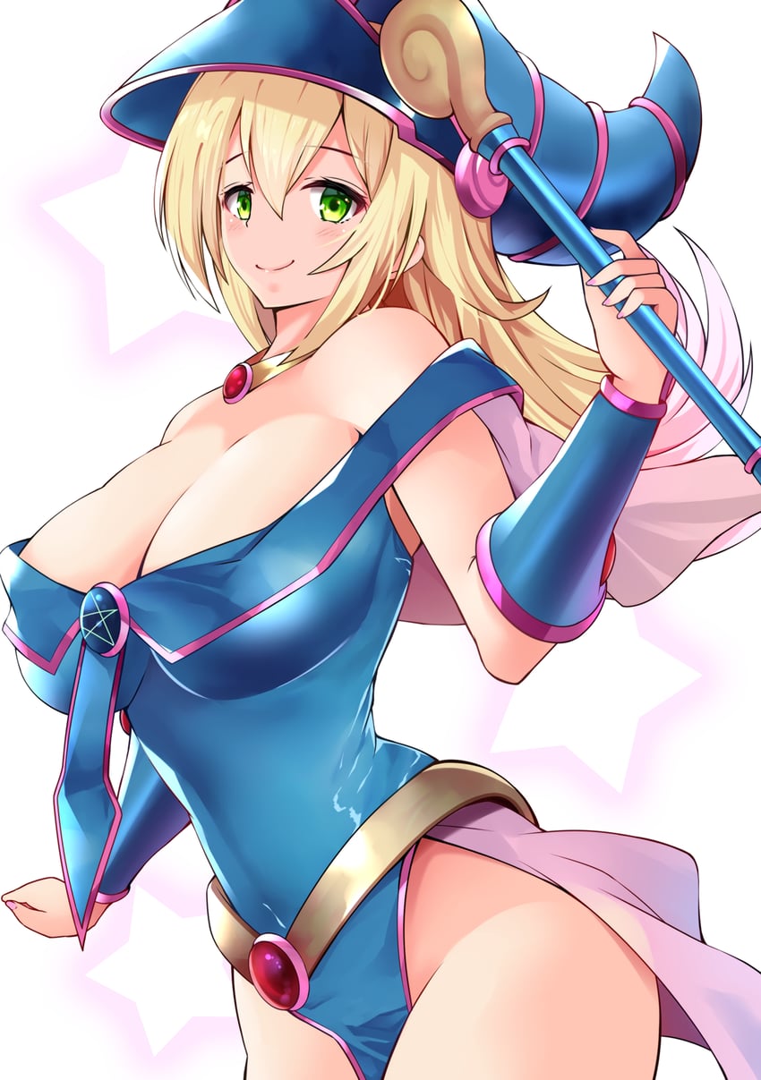 dark magician girl (yu-gi-oh!) drawn by ton_ton_tontoro