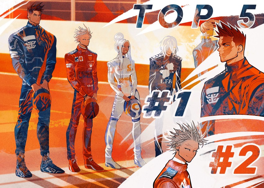 mirko, endeavor, hawks, shigaraki tomura, and best jeanist (boku no hero academia) drawn by solidafg