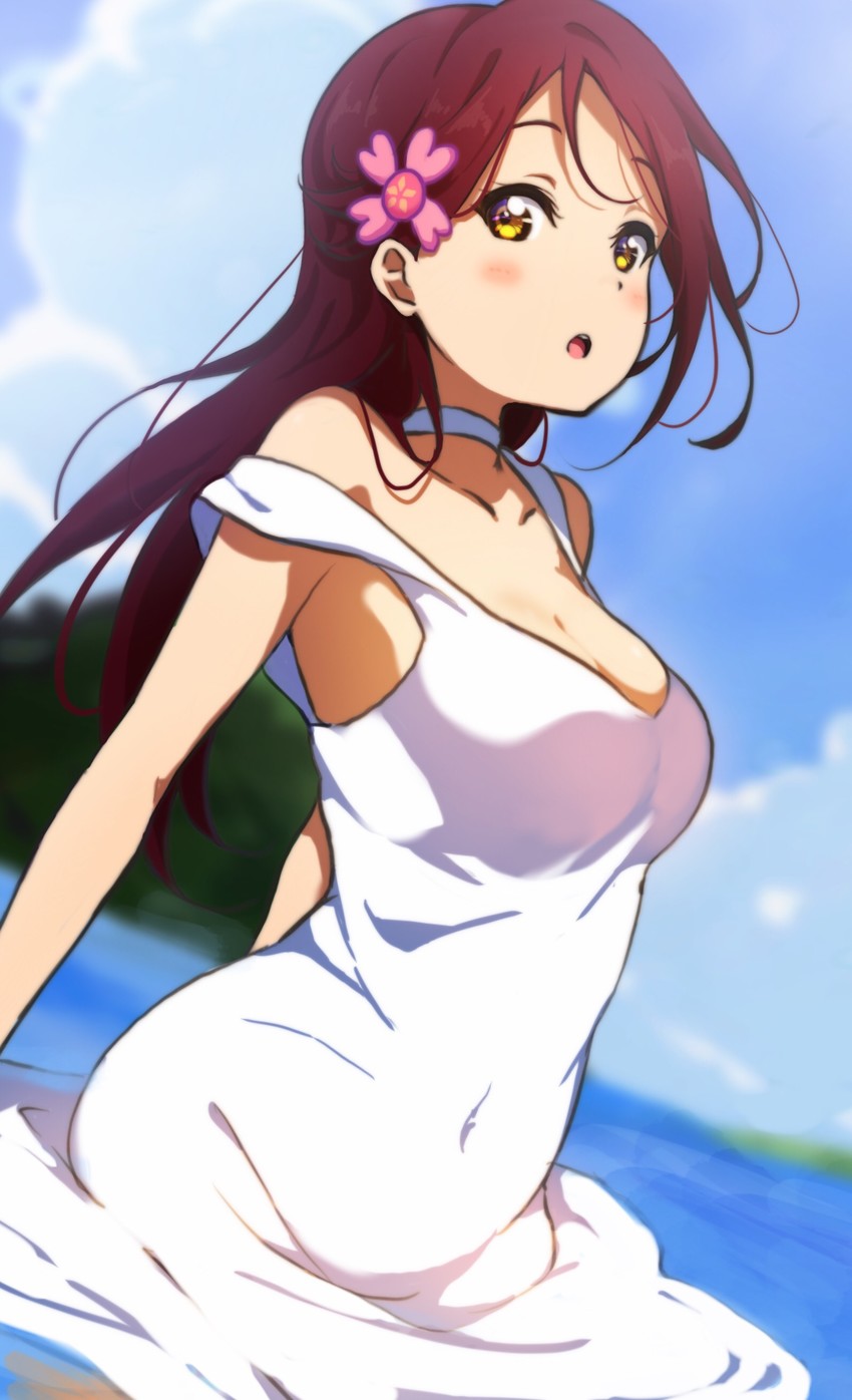 sakurauchi riko (love live! and 1 more) drawn by icehotmilktea