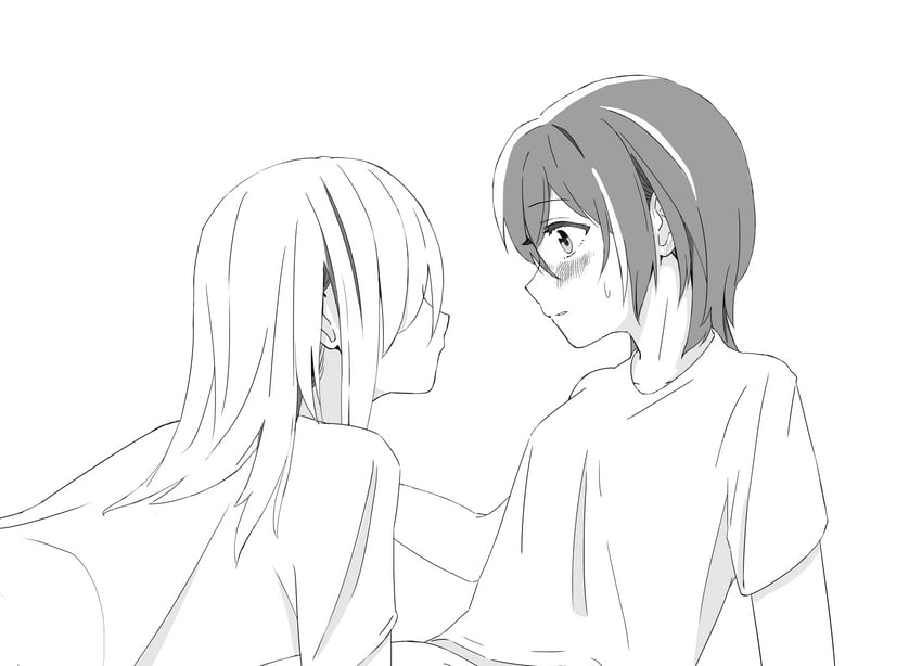 segawa shou and koumoto umi (ano koro no aoi hoshi) drawn by rs20210604