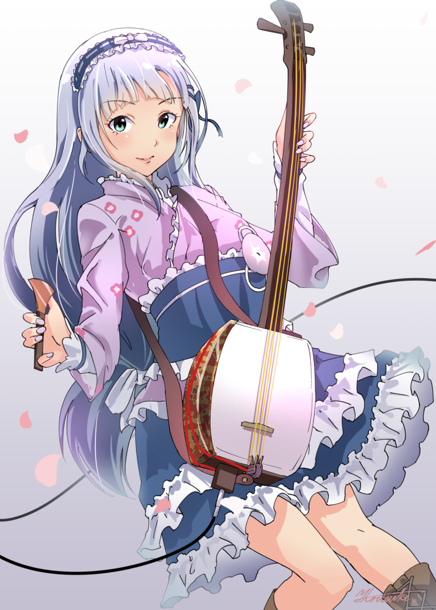shiraishi tsumugi (idolmaster and 2 more) drawn by yanagita_kousuke