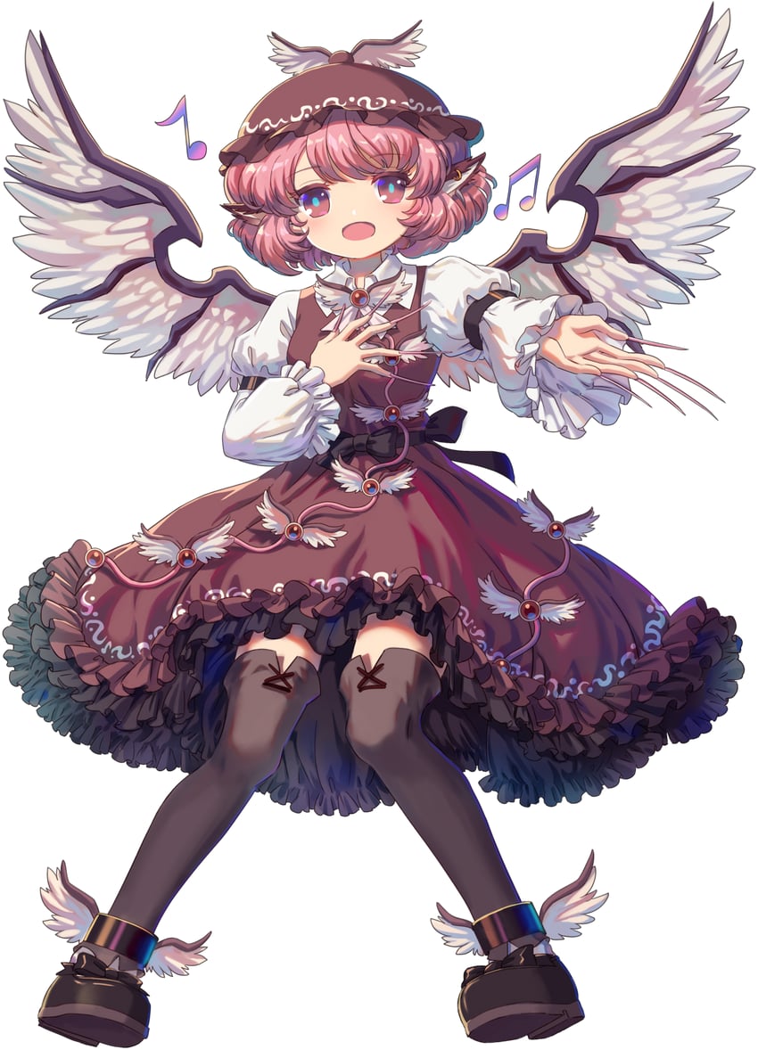 mystia lorelei (touhou and 1 more) drawn by kumio