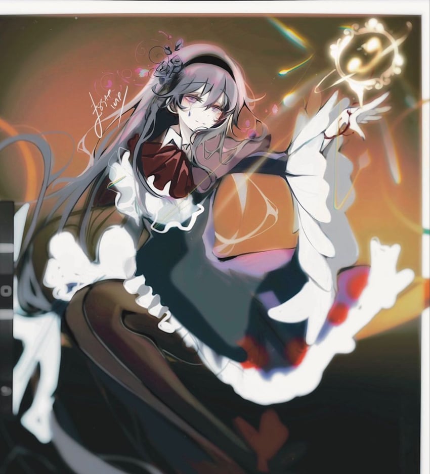 akemi homura (mahou shoujo madoka magica and 1 more)