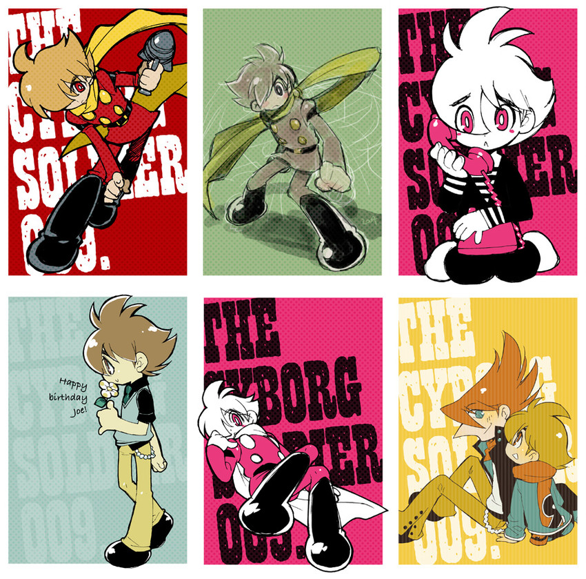 shimamura joe and jet link (cyborg 009) drawn by usshi