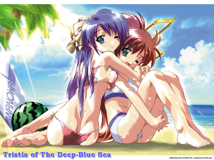 nanoca flanka and faury carat (aoi umi no tristia) drawn by komatsu_eiji