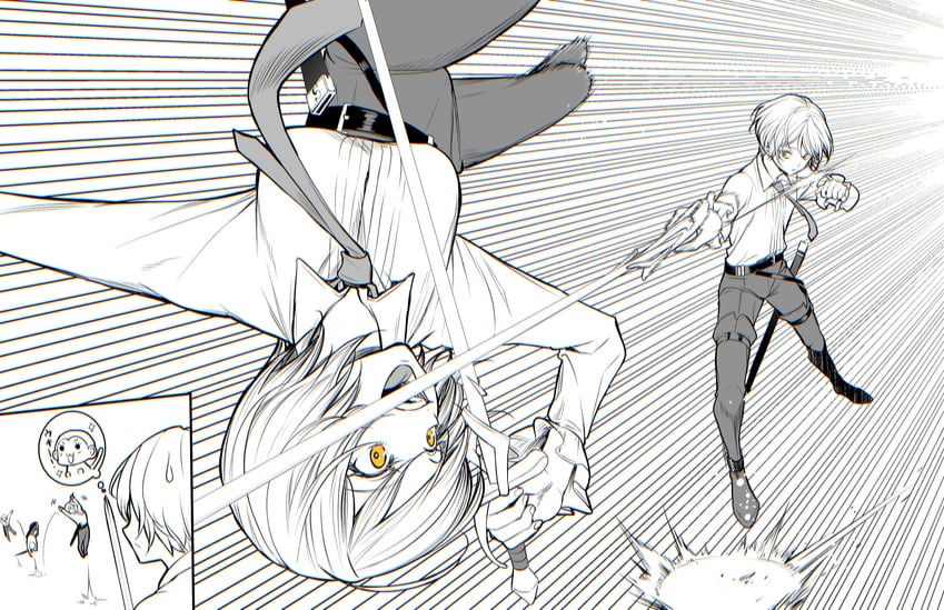 don quixote and sinclair (project moon and 1 more) drawn by maki_maki_(makimakipoipoi)