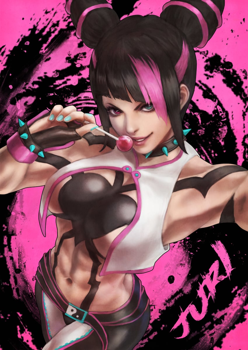 han juri (street fighter and 1 more) drawn by monori_rogue