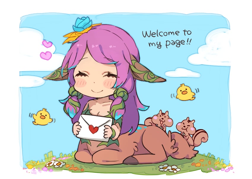 lillia (league of legends) drawn by cherii_(cherry_sister)