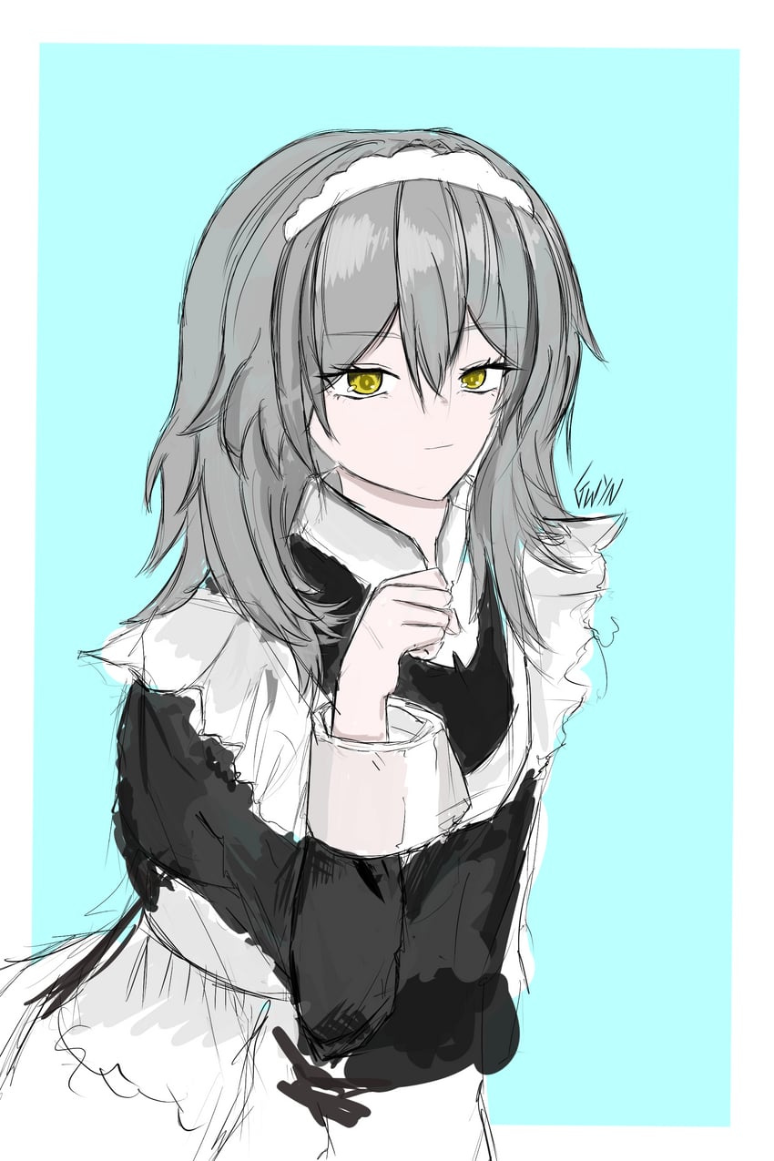 trailblazer and stelle (honkai and 1 more) drawn by gwyn_rtrd