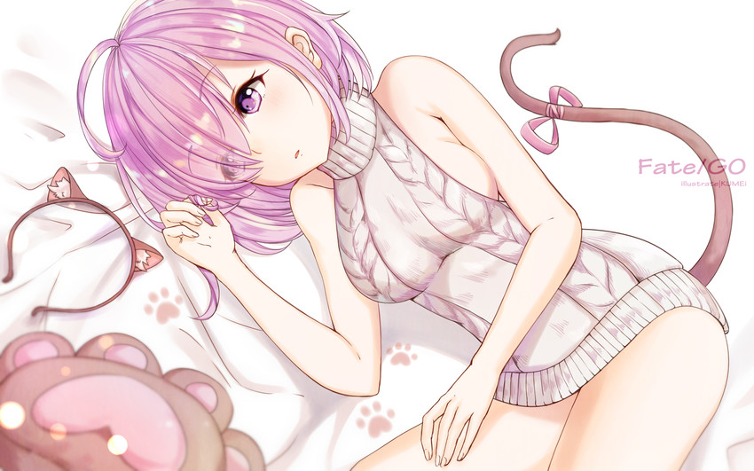 mash kyrielight (fate and 1 more) drawn by kumei