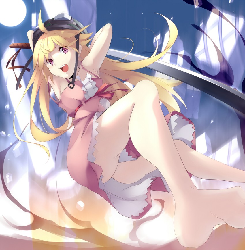 oshino shinobu (monogatari and 2 more) drawn by kujou_ichiso