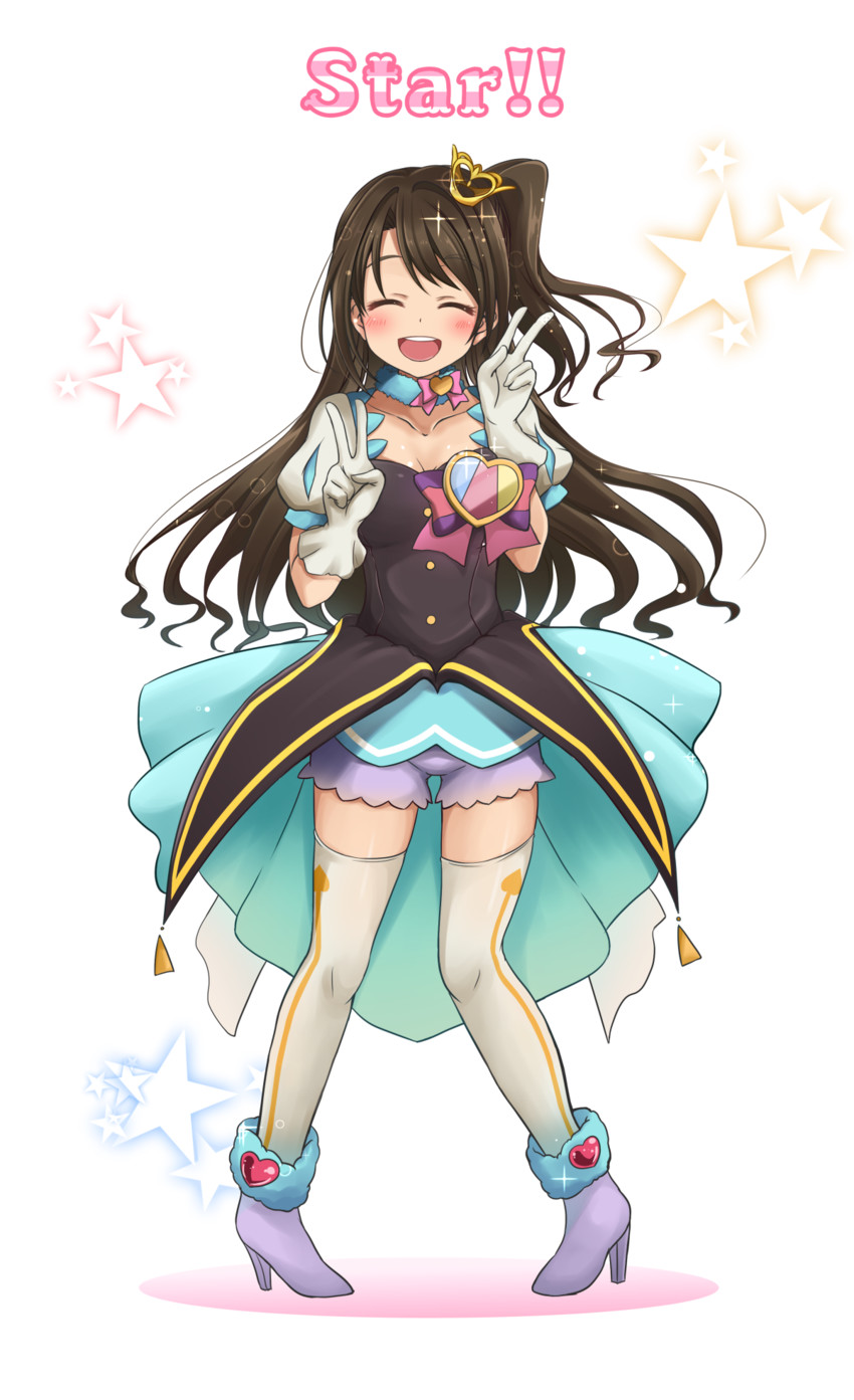 shimamura uzuki (idolmaster and 1 more) drawn by hoshino_ouka